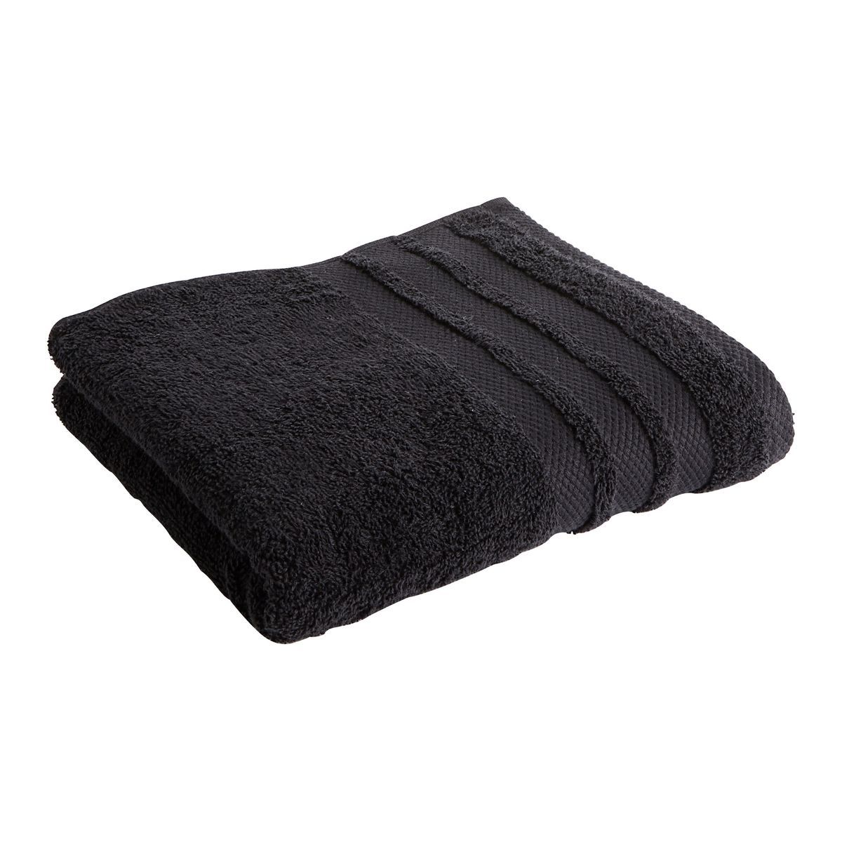 ACTUEL Serviette de toilette unie en coton 500gsm