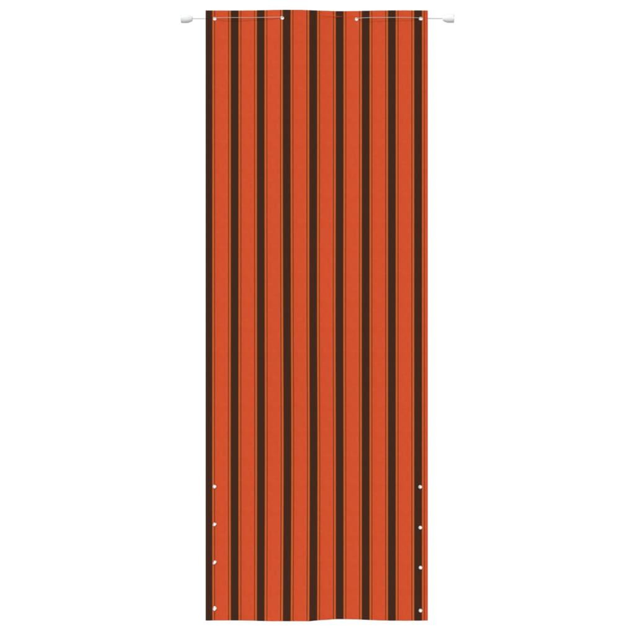 Voir la diapositive 2 : VIDAXL Ecran de balcon Orange et marron 80x240 cm Tissu Oxford