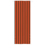 Voir la diapositive 2 : VIDAXL Ecran de balcon Orange et marron 80x240 cm Tissu Oxford