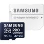 Voir la diapositive 4 : Samsung Carte Micro SD 256 Go Pro Ultimate avec adaptateur