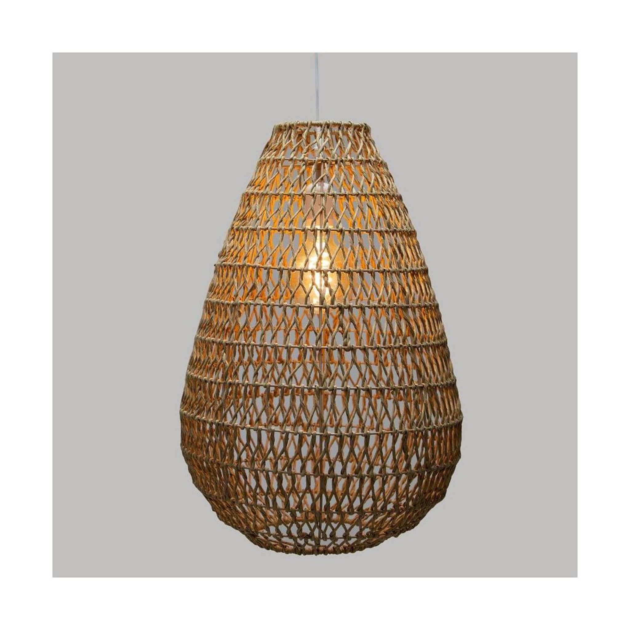 Voir la diapositive 2 : ATMOSPHERA Lampe suspension design  etel  55cm naturel