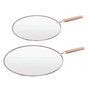 Voir la diapositive 1 : FIVE Lot de 2 Couvercles Anti-Projection  Protekt  29cm Argent