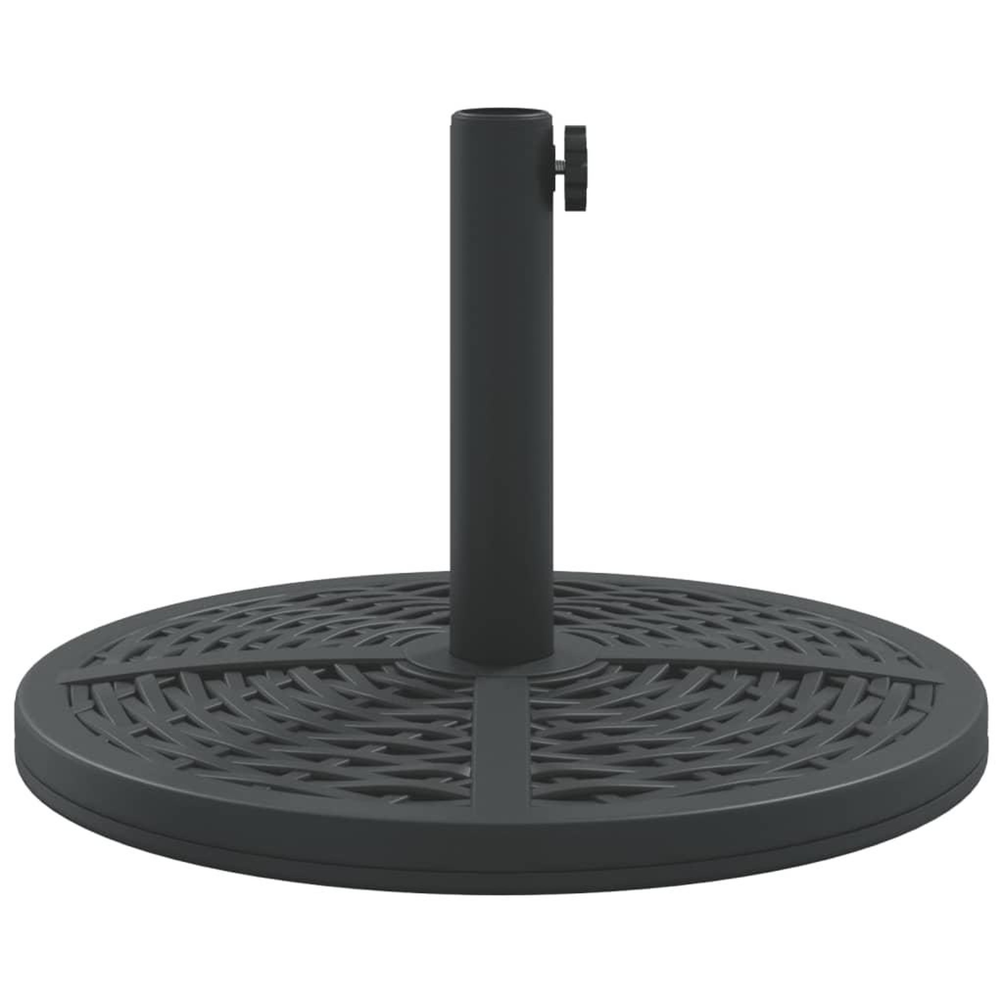 Voir la diapositive 5 : VIDAXL Base de parasol pour mats Ø38 / 48 mm 12 kg rond