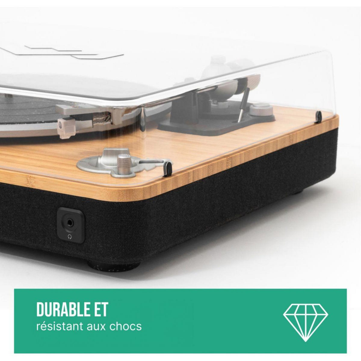 MARLEY Accessoire Couvercle en plexi recyclé pour platine