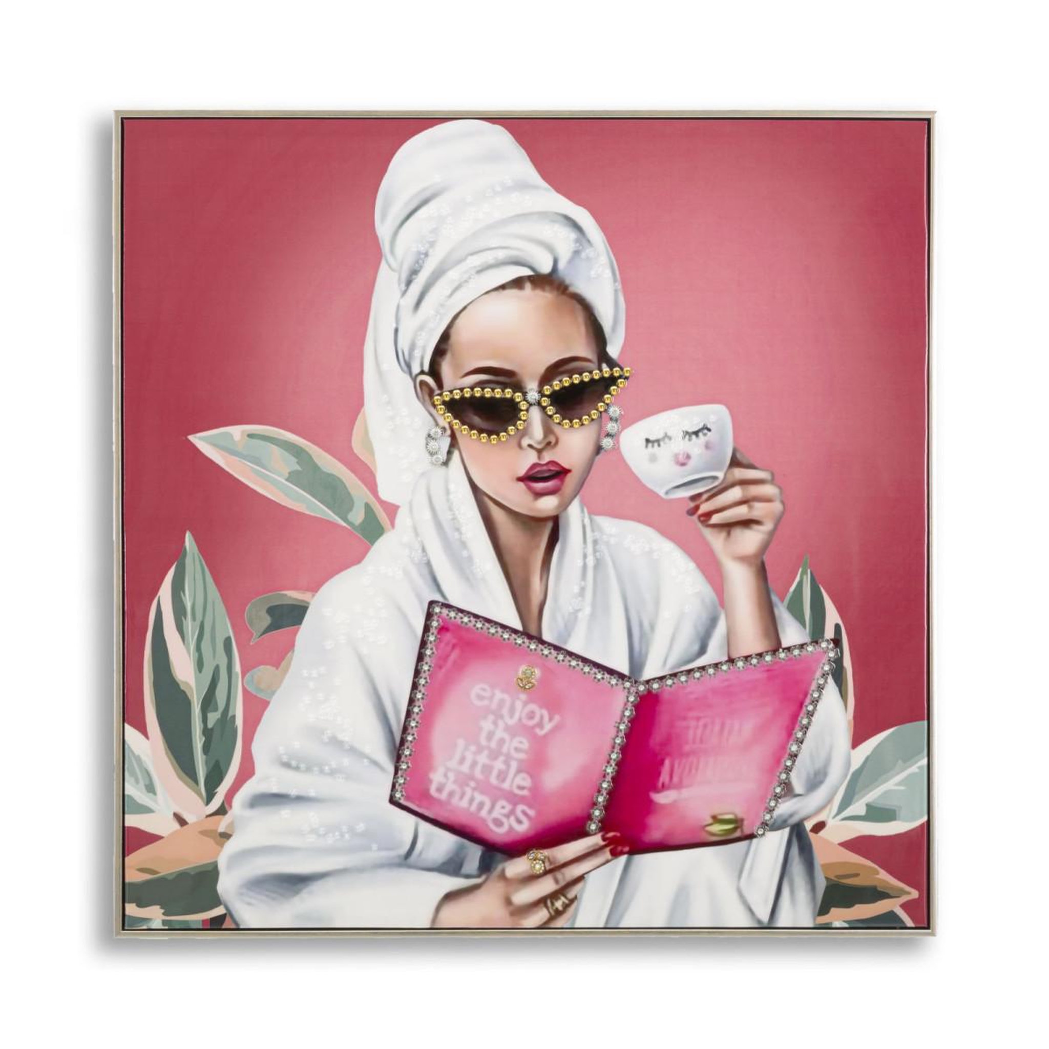Paris Prix Tableau peinture  luxury spa i  82x82cm multicolore