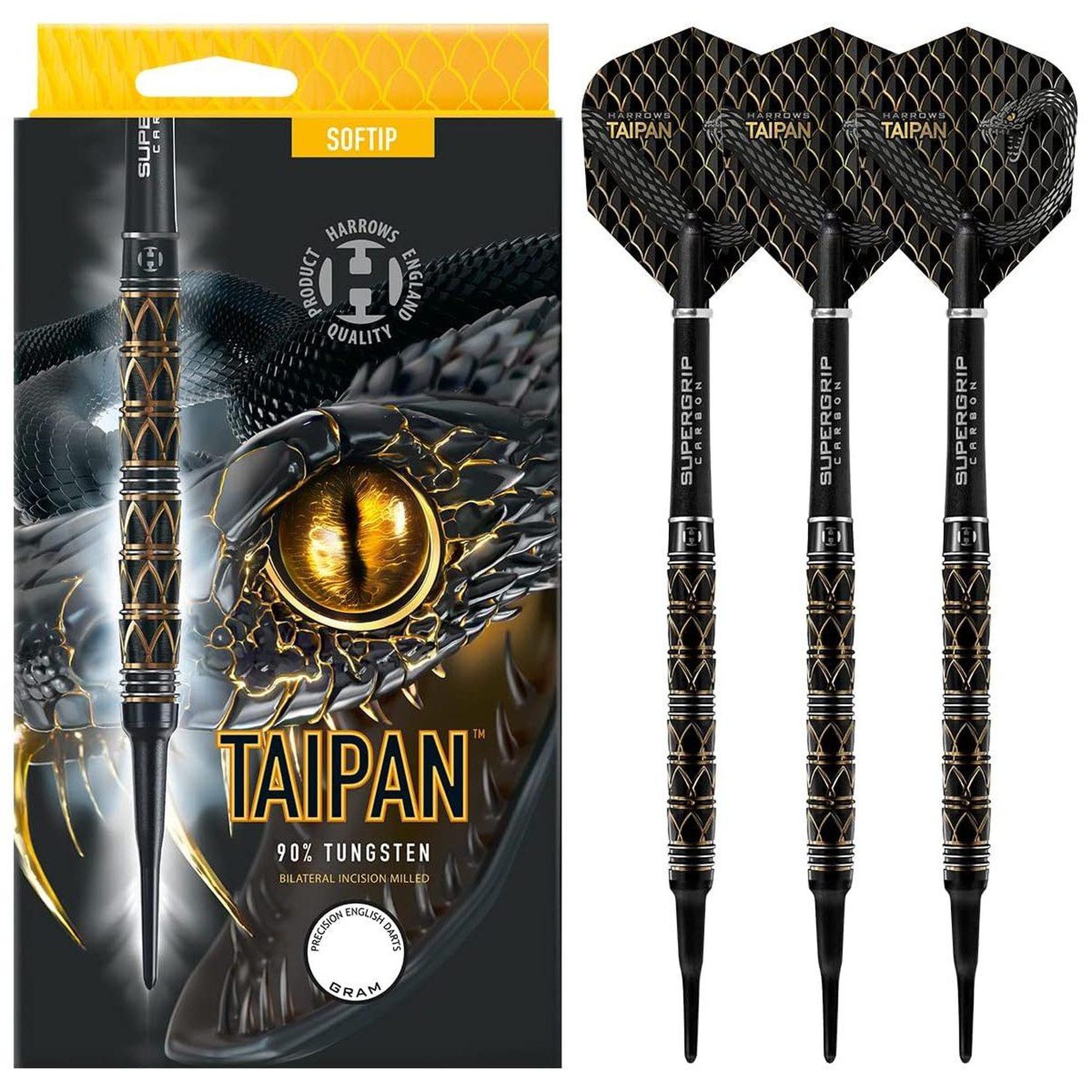 Harrows Fléchettes taipan 90 soft 18g r