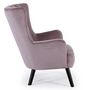 Voir la diapositive 3 : Paris Prix Fauteuil Scandinave Velours  Velvet  94cm Rose