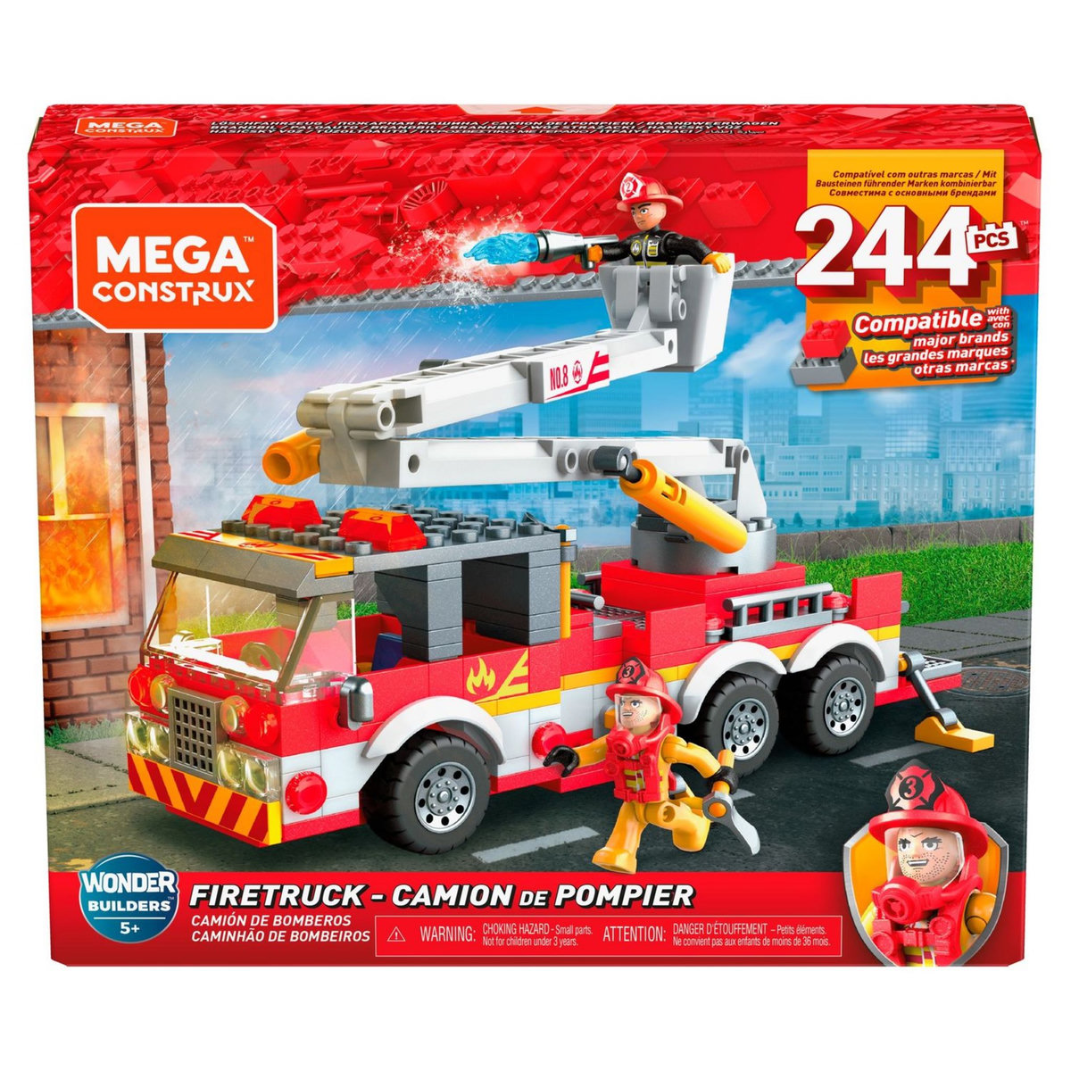 MEGA CONSTRUX Mega Construx - Camion de Pompier - Briques de construction