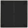 Voir la diapositive 5 : VIDAXL Table de jardin dessus en verre Noir 90x90x75 cm Resine tressee