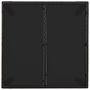 Voir la diapositive 5 : VIDAXL Table de jardin dessus en verre Noir 90x90x75 cm Resine tressee