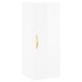 Voir la diapositive 2 : VIDAXL Armoire murale blanc brillant 34,5x34x90 cm