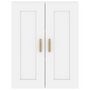 Voir la diapositive 5 : VIDAXL Armoire murale blanc 69,5x32,5x90 cm bois d'ingenierie