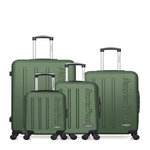AMERICAN TRAVEL AMERICAN TRAVEL - LOT DE 4 - Valises grand format, weekend, cabine et cabine XXS BRONX. Coloris disponibles : Noir, Gris
