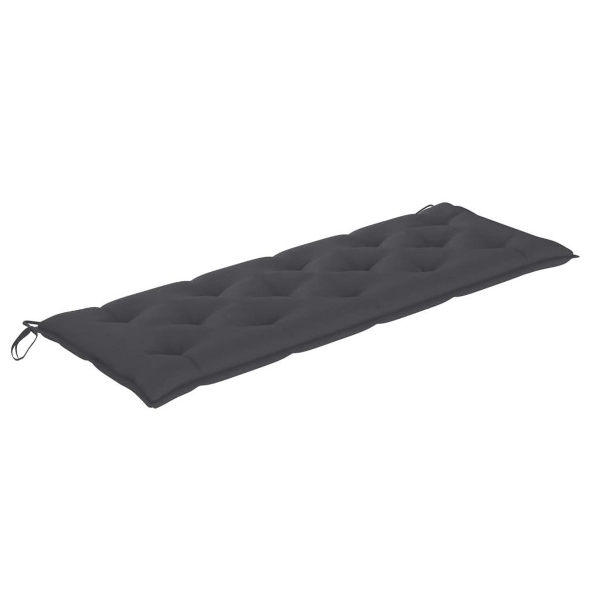VIDAXL Banc de jardin empilable et coussin 159 cm Bois de teck massif