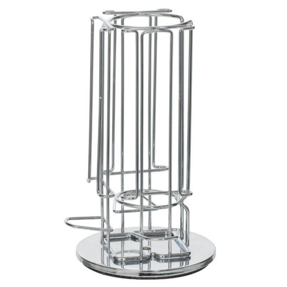 SECRET DE GOURMET Lot de 6 Tasses & Porte Capsules  Rack  5cl Multicolore