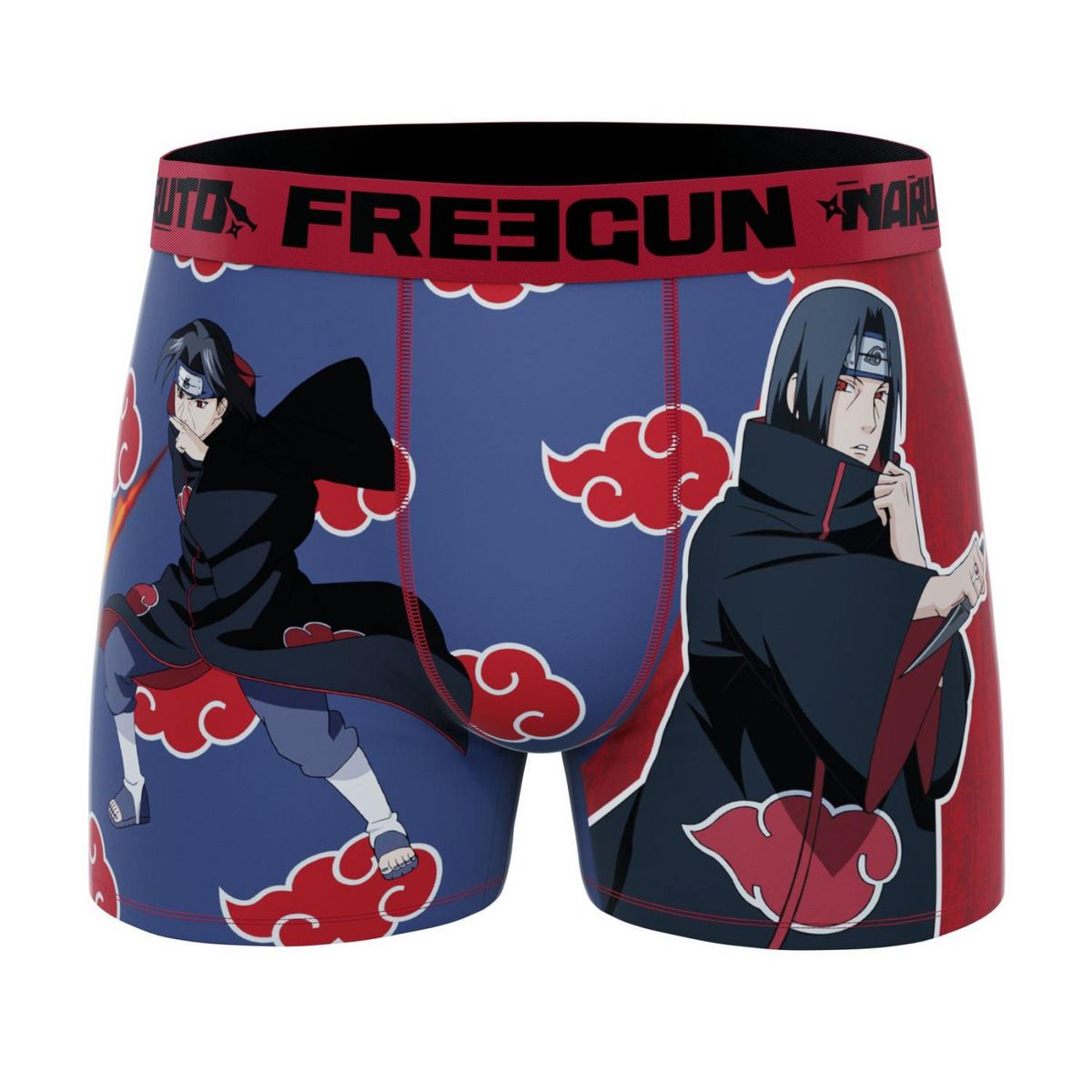 FREEGUN Lot de 4 boxers homme Naruto Shippuden