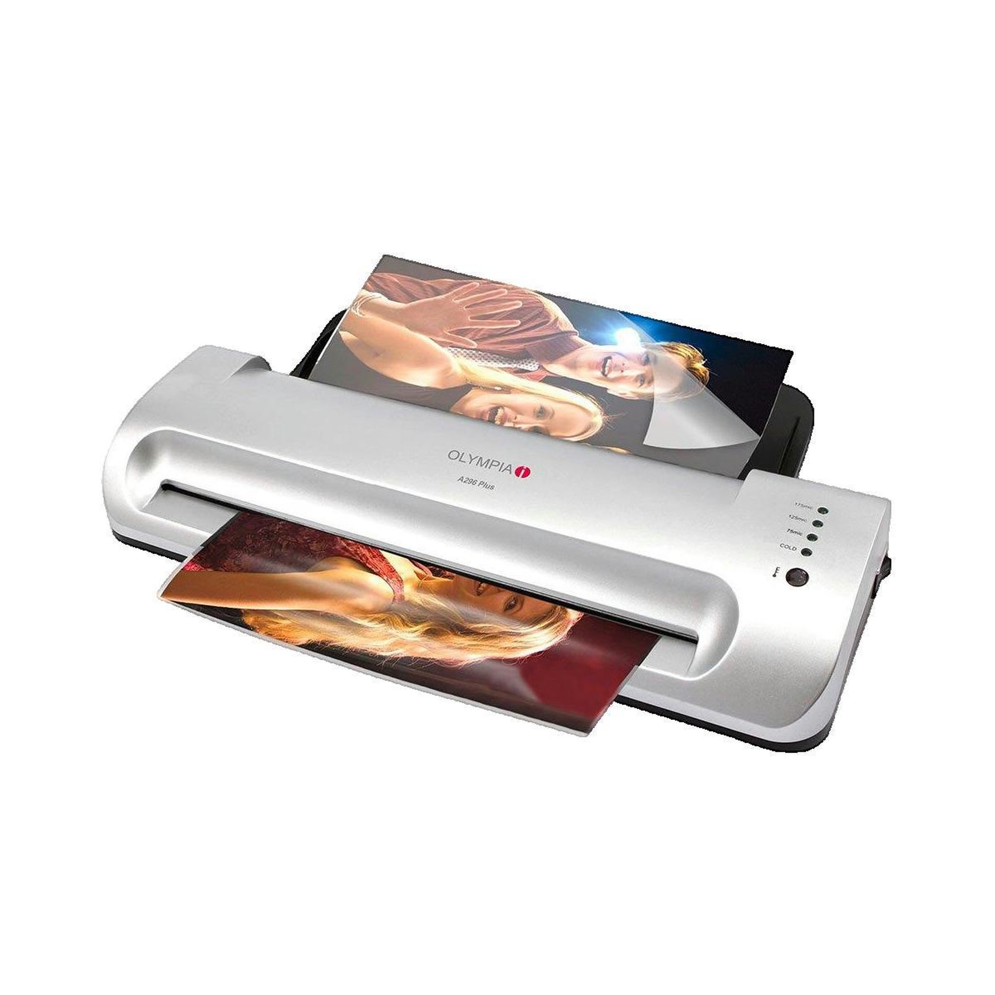 Voir la diapositive 2 : OLYMPIA Plastifieuse Olympia A 296 Plus compact argent