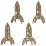 PIROUETTE CACAHOUETE Kit créatif aérien - 6 avions à construire + stickers