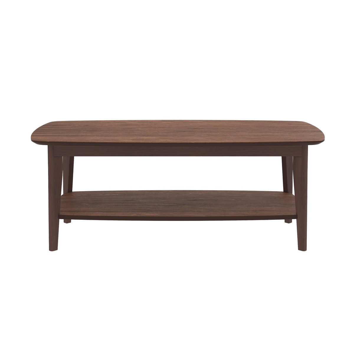 Rendez vous déco Table basse rectangulaire en bois foncé-Sadi