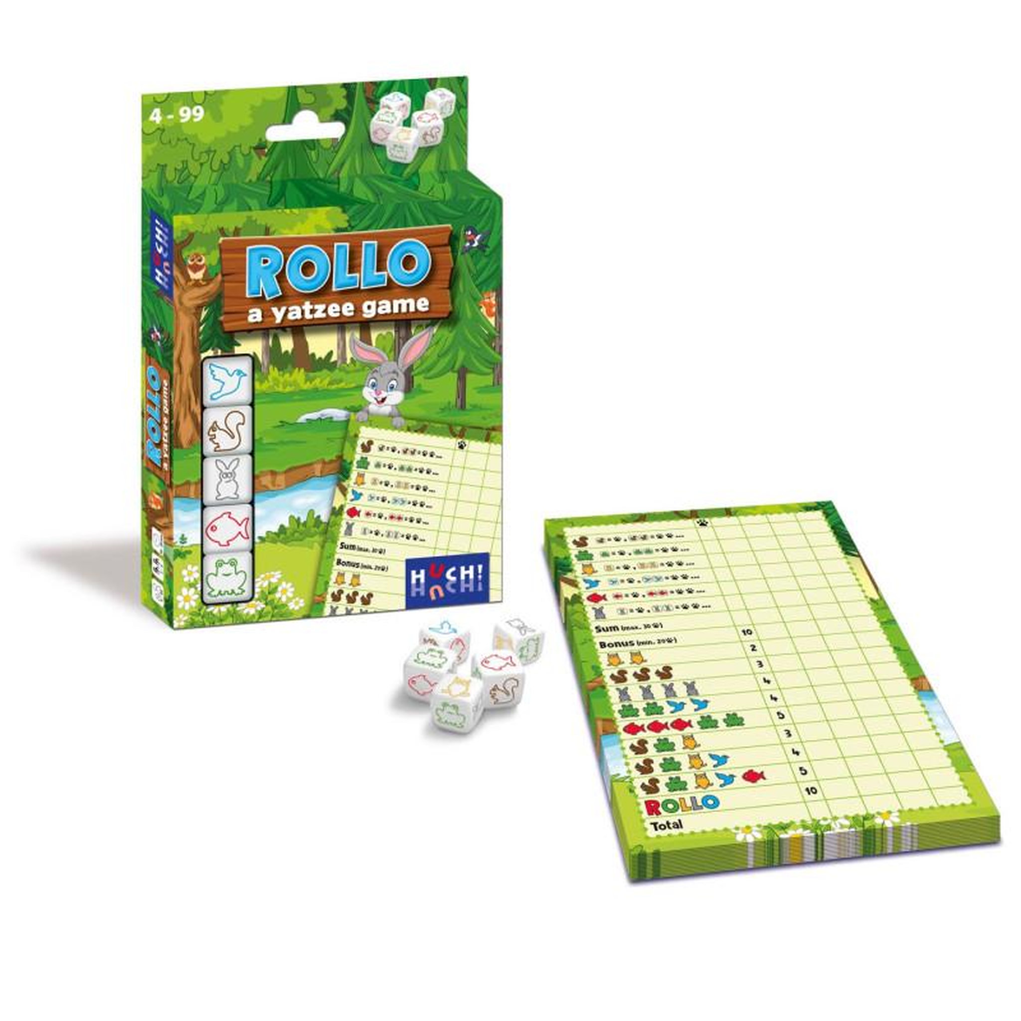 Voir la diapositive 2 : Asmodee ASMODEE Rollo - Yatzee Animals