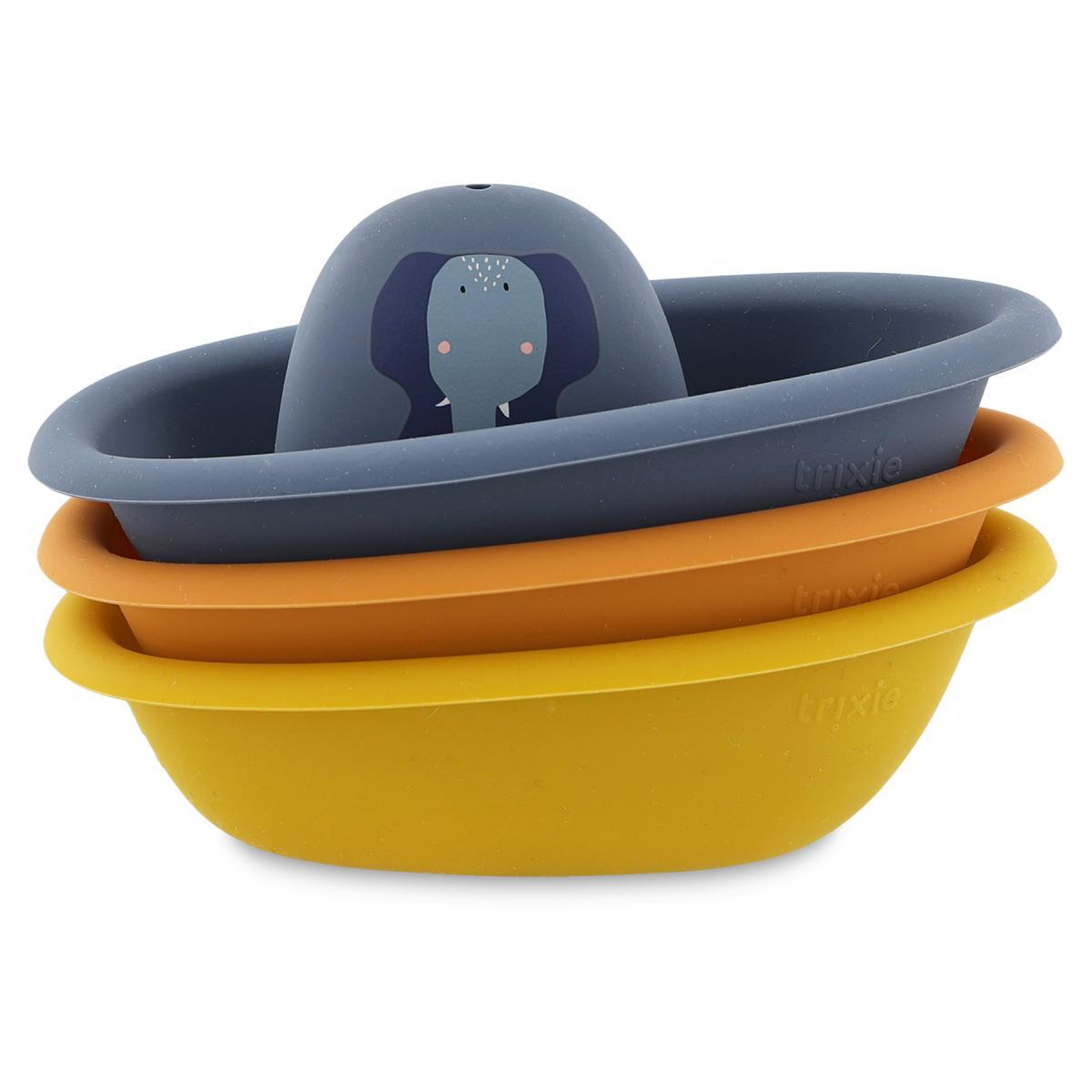 Voir la diapositive 2 : Trixie Bateaux empilables en silicone 3 pcs