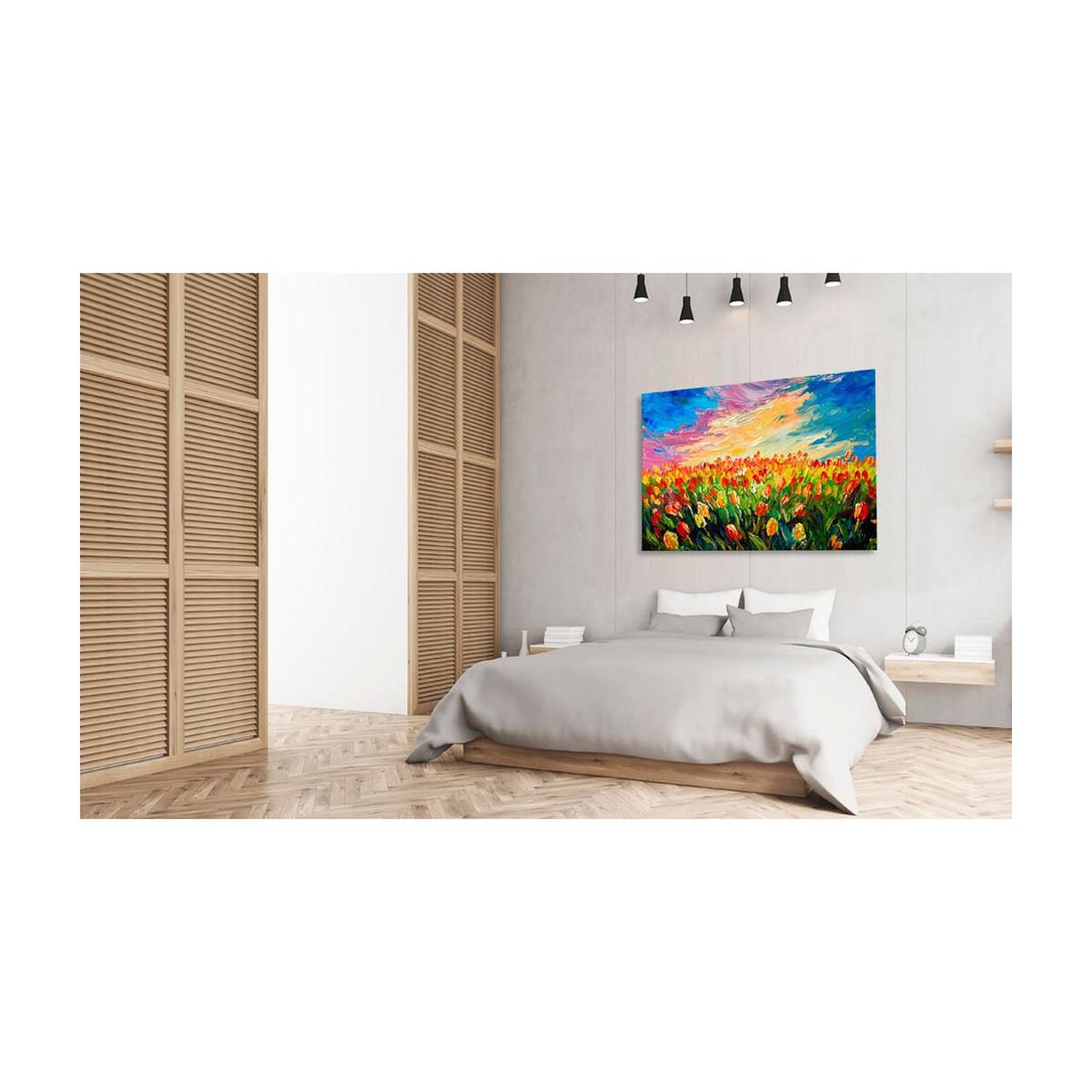 Voir la diapositive 2 : Paris Prix Tableau imprimé  sea of tulips