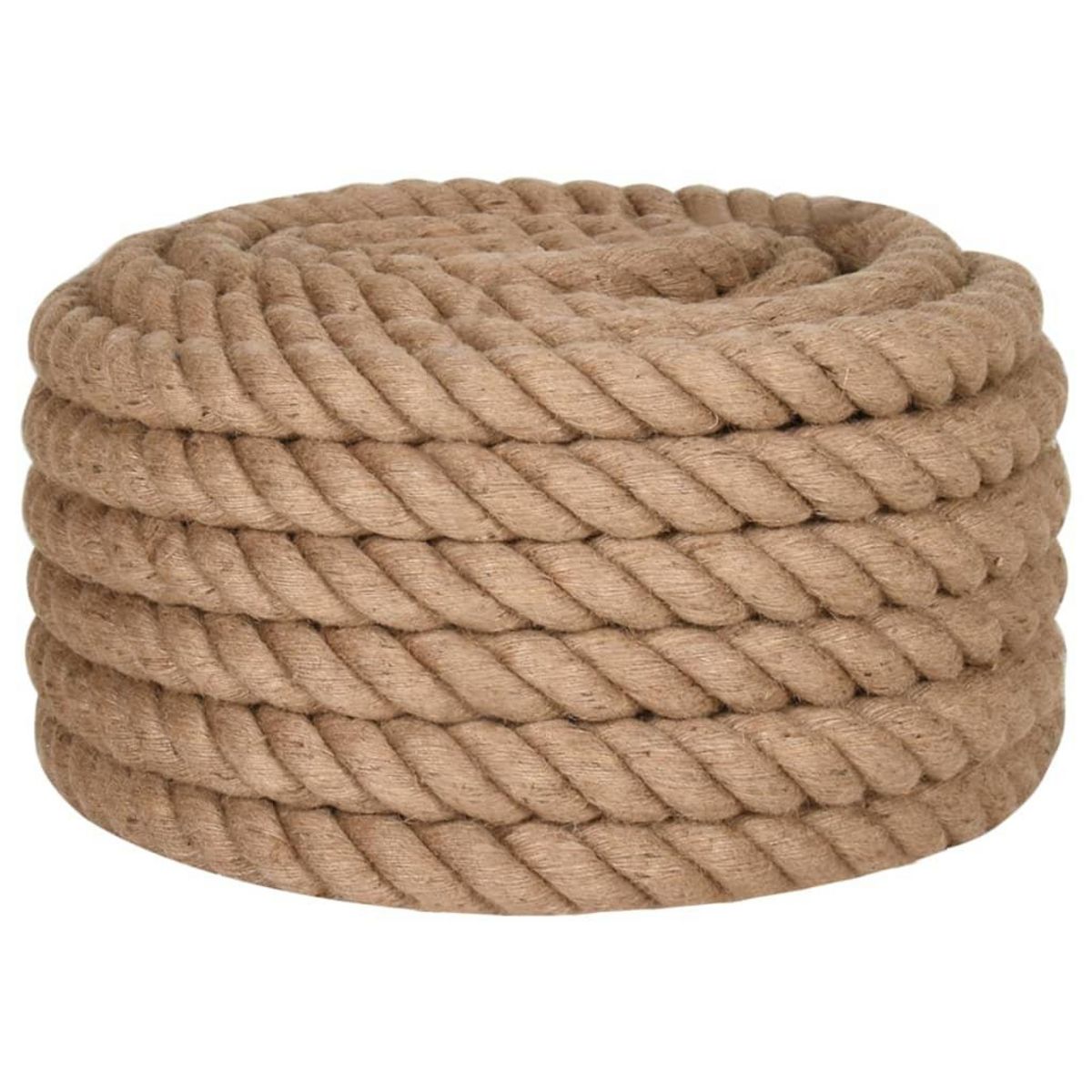 VIDAXL Corde de jute 10 m de long 30 mm d'epaisseur