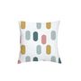 Voir la diapositive 1 : Coussin déco fantaisie déhoussable en coton MULTICO