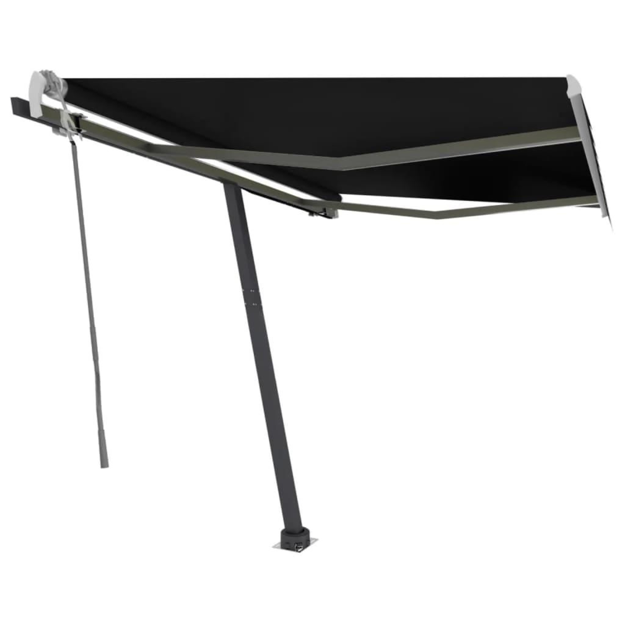 Voir la diapositive 2 : VIDAXL Auvent manuel retractable avec LED 300x250 cm Anthracite
