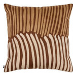 ATMOSPHERA Coussin Déco Brodé  Hary  45x45cm Marron