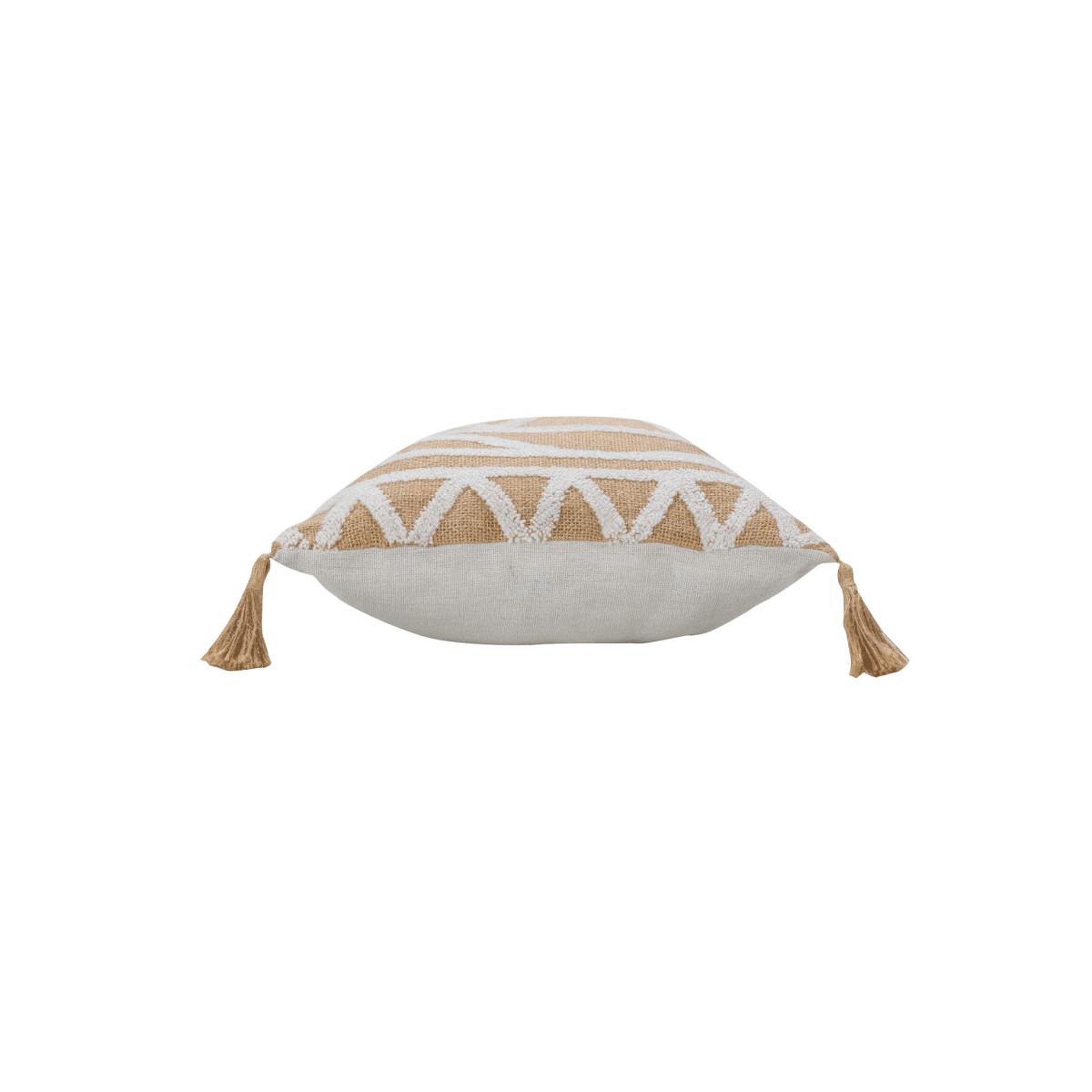 Voir la diapositive 2 : Douceur d'Intérieur Coussin déco en jute  asmara  30x50cm marron