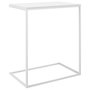 Voir la diapositive 5 : VIDAXL Table d'appoint Blanc 55x35x66 cm Bois d'ingenierie