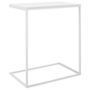 Voir la diapositive 5 : VIDAXL Table d'appoint Blanc 55x35x66 cm Bois d'ingenierie