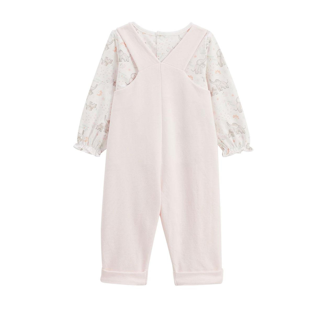 Petit Béguin Ensemble salopette bébé et t-shirt Badian