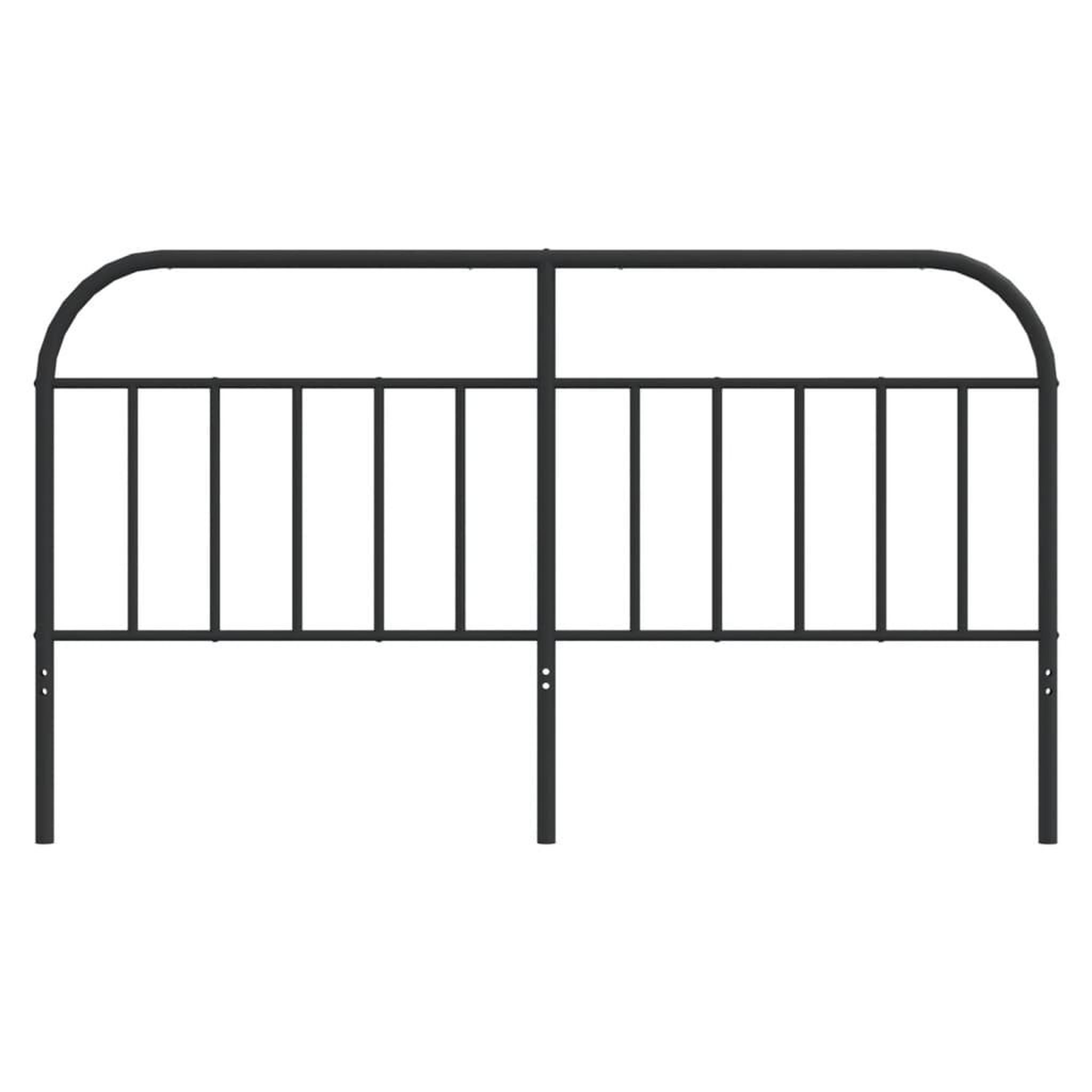 Voir la diapositive 4 : VIDAXL Tete de lit metal noir 160 cm