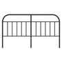 Voir la diapositive 4 : VIDAXL Tete de lit metal noir 160 cm