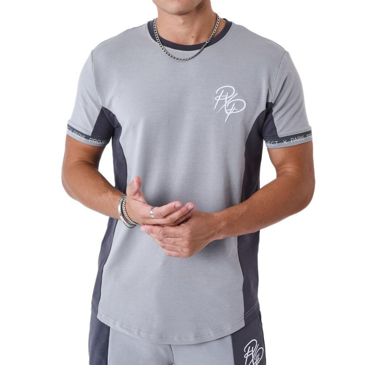 Project X T-shirt  Homme Project X Paris Bicolore