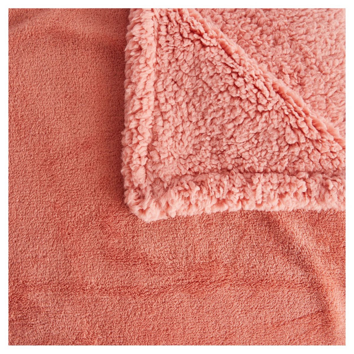 ACTUEL Plaid sherpa uni en polyester 220gsm