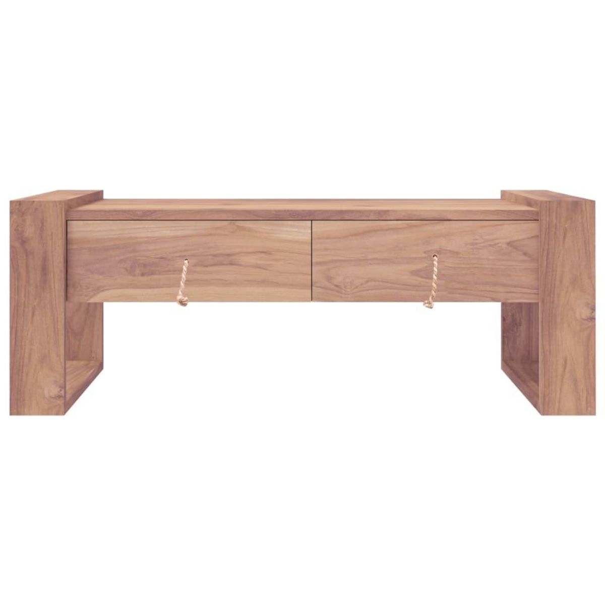 VIDAXL Table basse 110x60x40 cm Bois de teck massif