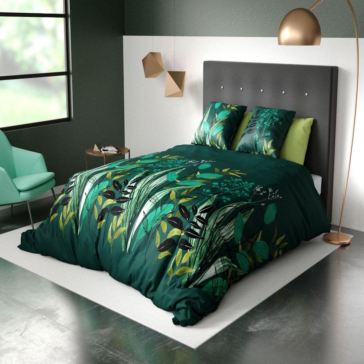 Les Ateliers du Linge Parure housse de couette 100% coton 57fils-miwa