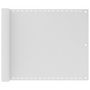 Voir la diapositive 1 : VIDAXL Ecran de balcon Blanc 75x300 cm PEHD