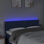 Voir la diapositive 3 : VIDAXL Tete de lit a LED Bleu 144x5x78/88 cm Tissu