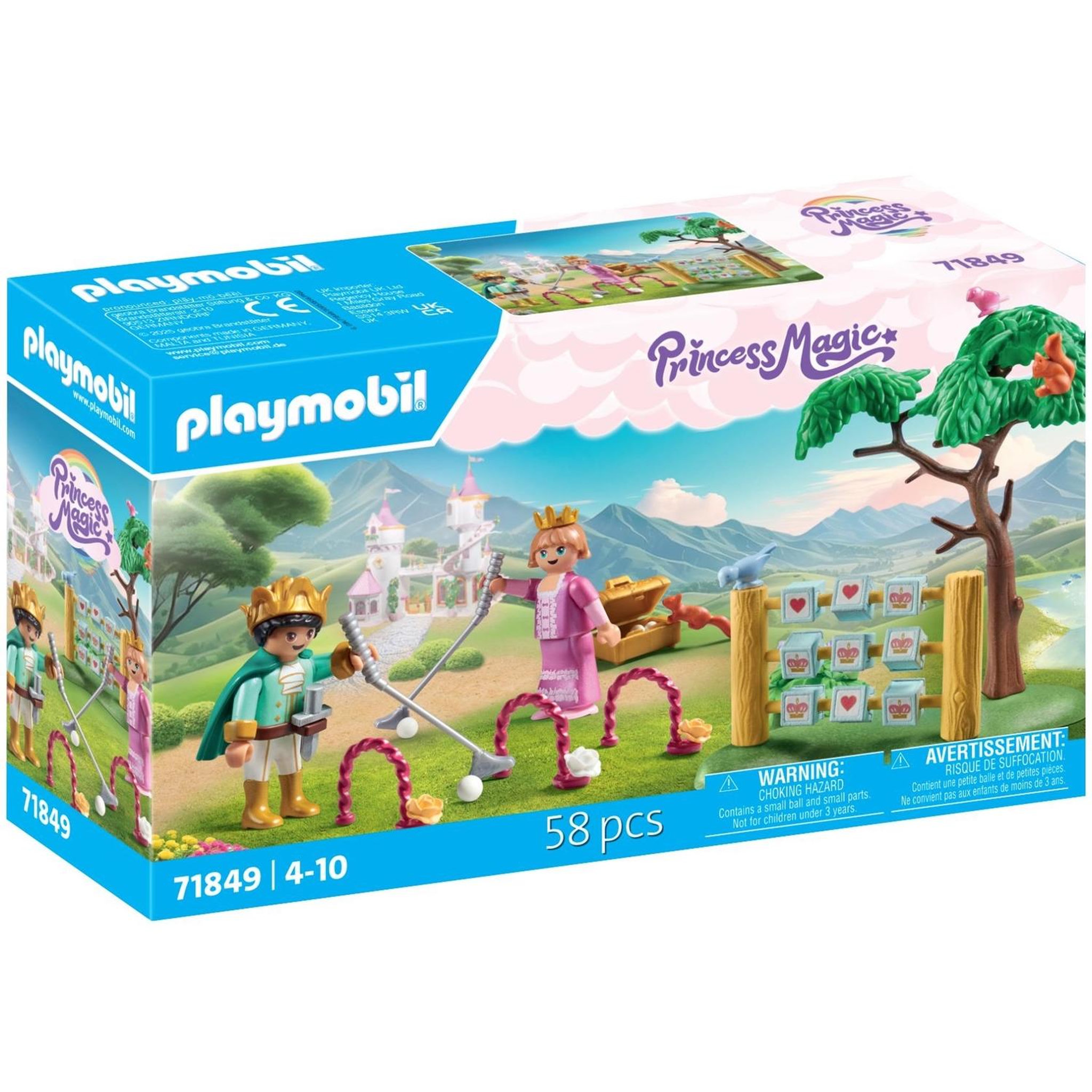 PLAYMOBIL Jeux de jardin royal avec prince et princesse