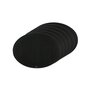 Voir la diapositive 1 : BJORN Set de table ovale - 6 pièces - Feutre recyclé noir