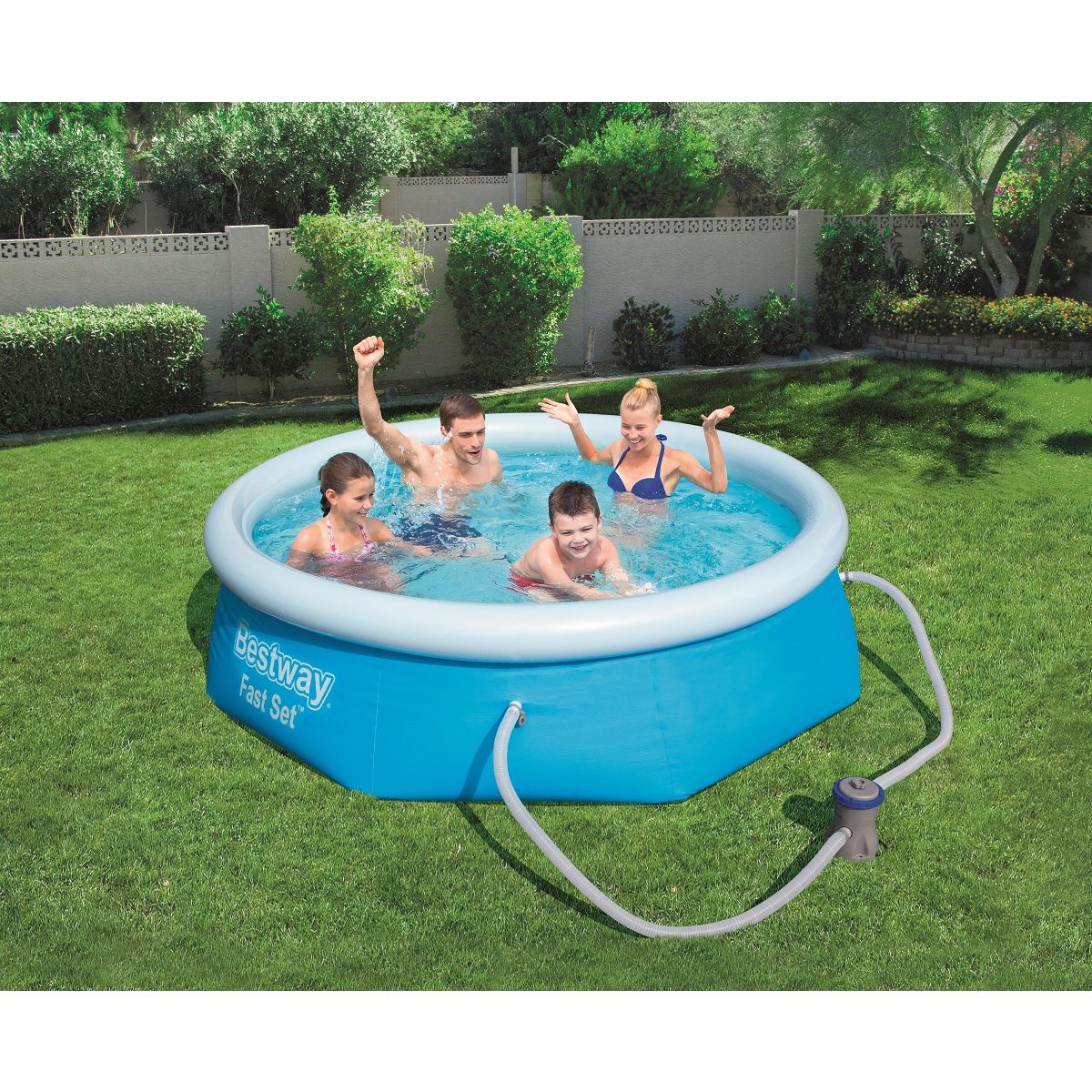 BESTWAY Piscine hors sol Fast Set&trade; diamètre 244 x 66 cm