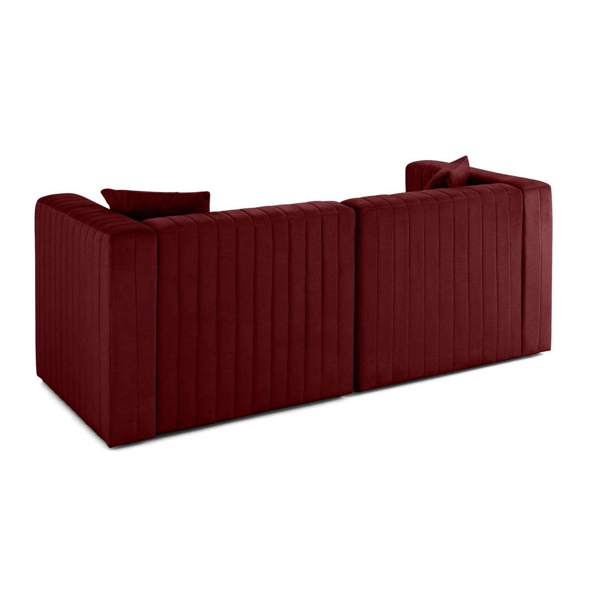 LISA DESIGN Nova - canapé modulable 2 places - en velours