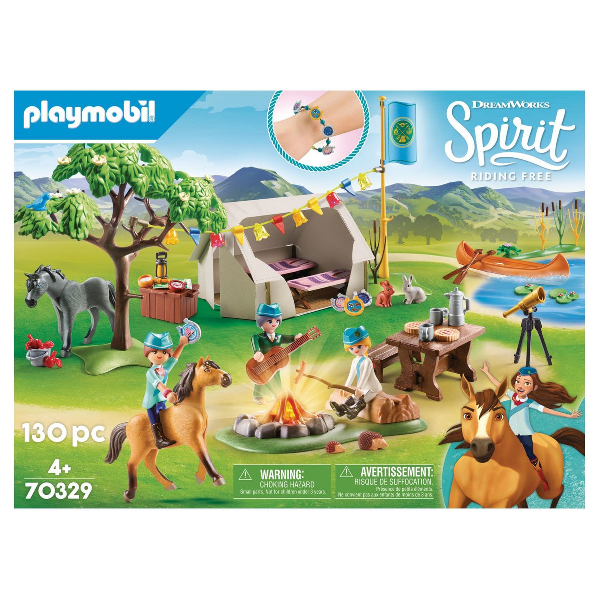PLAYMOBIL 70329 - Spirit -  Camp de vacances