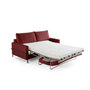 Voir la diapositive 2 : LISA DESIGN Ercolano - canapé 3 places convertible - couchage quotidien - matelas 11 cm - en velours