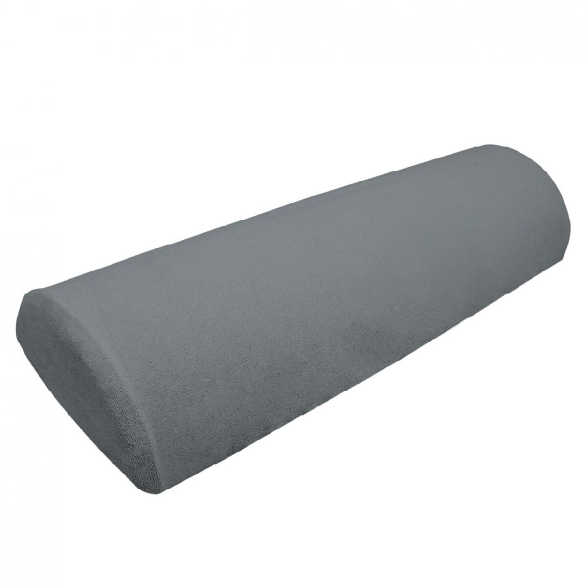 VIVEZEN Drap housse de protection en éponge pour coussin demi-rond 66 cm x 22 cm x 12 cm de table de massage - Gris