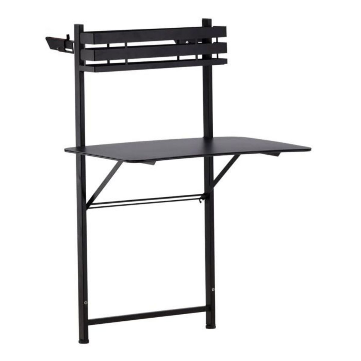 Paris Prix Table de Balcon en Métal  Borneo  120cm Noir